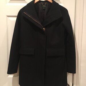 J Crew Cocoon Coat; Color: Black; Size: 0